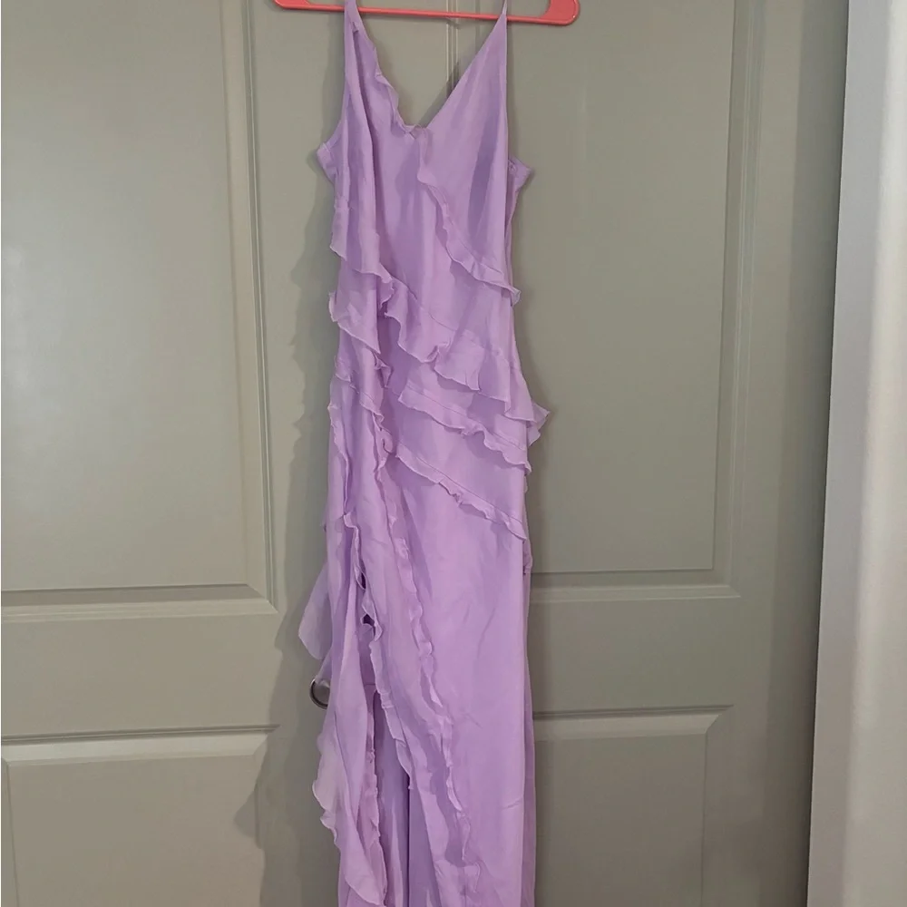 Abercrombie & Fitch Lilac Maxi Dress